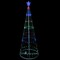 Northlight LED Lighted Show Cone Christmas Tree Outdoor Decoration - 9' - Multicolor Lights